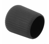 Embout de canne à pêche en silicone pour une meilleure protection avec trous de drainage pour une meilleure fonctionnalité (L noir)