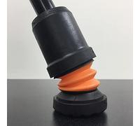 Embout de canne amortissant Flexyfoot - 19 mm - Noir