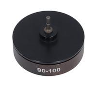 Embout de capsuleuse électrique PolyGen pour bouchons de 90 à 100 mm de diamètre, compatible avec les perceuses électriques et pneumatiques.