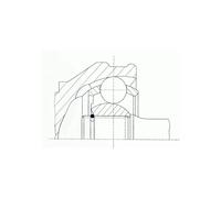 Embout de cardan avant (kit de réparation) SPIDAN 20260