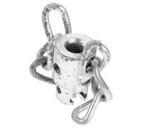 Embout de Chaînette pour Déboucheur de Canalisation, Connecteur 16 MM | Acier Argenté, Raccord Ressort 16mm, Extraction Multi-débris, pour Plomberie Domestique et Urgences