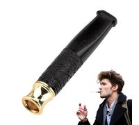 Embout de cigarette court pour hommes et femmes, porte-cigarette en bois, embout de cigarette à motif en relief Porte-cigarette mince, embout de cigarette court avec filtre pour cigarettes, adapté à