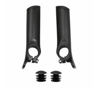 Embout De Cintre Newton Avec Repose Main Noir Mat (Paire)