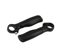 Embout de cintre vélo aluminium forge avec bouchons Optimiz Noir