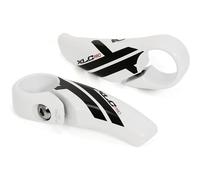 Embout de cintre vélo érgonomique aluminium XLC BE-A14 Blanc