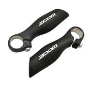 EMBOUT DE CINTRE VTT ZOOM ALU NOIR ERGONOMIQUE L120MM138GR AVEC BOUCHONS DE
