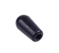 Embout de commutateur de guitare de 3,5 mm, filetage de vis de rechange pour guitares de style EPI, capuchon sélecteur à 3 voies en noir, blanc, vert, rouge (noir)