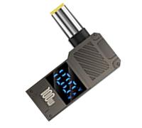 Embout de connecteur de Chargeur PD 100 W - Type C Prise cylindrique DC, Adaptateur USB C | Système d'alimentation de Charge pour Ordinateur Portable, Module de Conversion de Puissance à affichag