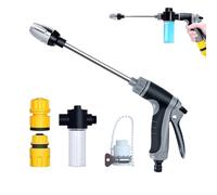 Embout de d'eau pour tuyau d'arrosage | Accessoire réglable robuste pour nettoyeur haute pression | Pistolet d'arrosage pour jardin,Usage polyvalent