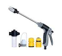 Embout de d'eau pour tuyau d'arrosage,Outil de nettoyage haute pression robuste et réglable,Buse de - pour Arroser Pelouse, Jardin, Nettoyage Voiture, Extérieures