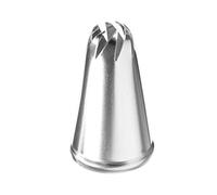 Embout de décoration en spirale unique avec ouverture à huit | Corps en acier inoxydable 304, guides de sortie dentés, mélange de décoration, conçu pour la tuyauterie décorative