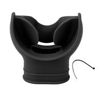 Embout de détendeur plongée Silicone qualité Alimentaire, Confort Morsure | Silicone qualité alimentaire souple élastique embout tuba rechange léger portable attache incluse sans odeur