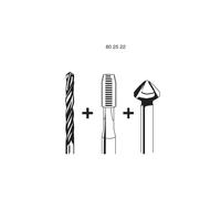 Embout de filetage de foret hélicoïdal HSS M4 Exact