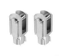 Embout de fourche M8 x 1,25 avec goupille à ressort robuste | Acier au carbone, haute résistance, résistant à l'usure, long, pour charges lourdes