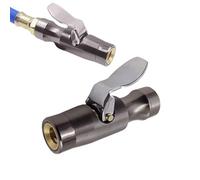 Embout De Gonflage À Air Pour Les Pneus,Accessoire De Compresseur Robuste Anti-Fuites Ergonomique Avec Jauge De Pression | Embout De Gonfleur À Verrouillage Pour Pneus,pour Camions,