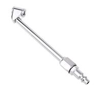 Embout De Gonflage Chuck Double Tête Robuste En Métal À Pied Droit
