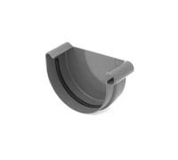 Embout de Gouttière Droit Graphite Système 75 - Protection et Installation Faciles
