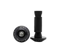 Embout De Guidon Capuchon De Poignées Guidon Moto, Poids D'extrémité Barre Poignée, Accessoires(Black)