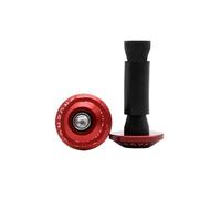 Embout De Guidon Capuchon De Poignées Guidon Moto, Poids D'extrémité Barre Poignée, Accessoires(Red)