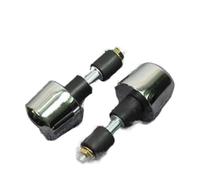 Embout De Guidon Moto 1 paire d'extrémités de guidon moto universelles Vintage 7/8 "22mm couvercle for Motocross Grip Cap Plug Slide(Big plating)
