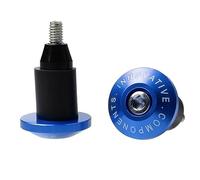 Embout De Guidon Moto Bouchon d'extrémité de guidon moto universel curseur contrepoids se termine 7/8 ''22 MM couvercle capuchon(Blue)