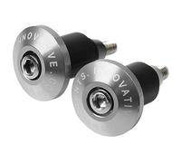 Embout De Guidon Moto Bouchon d'extrémité de guidon moto universel curseur contrepoids se termine 7/8 ''22 MM couvercle capuchon(Grey)