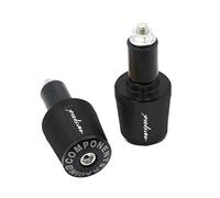 Embout De Guidon Moto Bouchons d'extrémité de capuchon guidon moto 7/8 "22MM(Black)