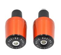 Embout De Guidon Moto Bouchons d'extrémité de capuchon guidon moto 7/8 "22MM(Orange)