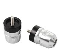 Embout de Guidon Moto de 18mm à 22mm Universel Moto Scooter Chrome