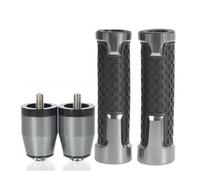 Embout De Guidon Pour Downtown 125 200 250 300/i 350i Pour K-xct 300 Pour Xciting 400/i Extrémités De Barre Poignée Guidon Moto(One Set Grey)