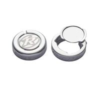 Embout de guidon Reverse Components Lock On Argenté