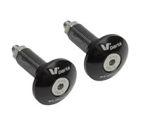 V PARTS Protection d'embout de guidon Ø12-18 mm Anodisé noir 135 mm