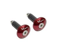 embout de guidon v-parts ø12-18mm rouge