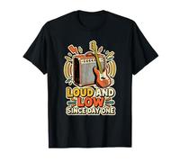 Embout de Guitare Basse Loud and Low Since Day Anthem One Bassist T-Shirt