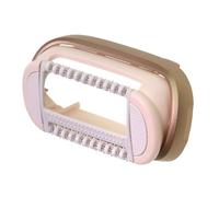 Embout de massage compatible avec / pièce de rechange pour épilateur Braun 80770921 5380 Silk-épil 9 blanc/doré