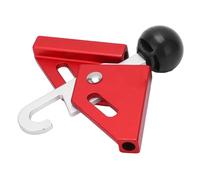 Embout de mât de tente, embout de tige d'auvent, cosse de support de tente simple, embout de mât anti-crevaison, embout de mât rond, embout de mât en aluminium