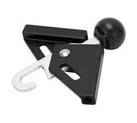Embout de mât de tente, embout de tige d'auvent, cosse de support de tente simple, embout de mât anti-crevaison, embout de mât rond, embout de mât en aluminium