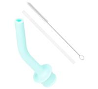 Embout de paille de type presse en silicone, pailles à boire avec en