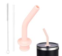 Embout de paille de type presse en silicone, pailles à boire avec en