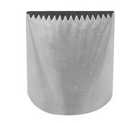 Embout de passepoil de décoration de gâteaux, douilles de tuyauterie en acier inoxydable, pointe de pâtisserie en ruban, gâteaux plats dentelés, biscuits, outil de cuisson pour