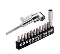 Embout de perçage d'angle - Outil d'embrayage carré de 100 pouces/lbs, adaptateur de clé à main | Endroits difficiles d'accès Atelier de réparation de maison Garage Matériel de construction Kit de