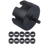 Embout de perceuse à glissière pour installation rapide d'écrous ouille pour tige filetée de 6,35 mm - Résistant aux chocs - ABS noir léger - Pour systèmes de entretoises de conduits