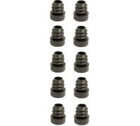 Embout de pied à ailettes - CYCLINGCOLORS - 15mm - Plastique - Noir - Lot de 10