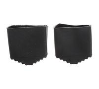 Embout de Pied D’Échelle en Caoutchouc Noir pour Escabeau Pliant 2 Pièces | Ouverture Interne 20x40mm, Pose Facile à Enfiler, Protection du Sol et Appui Plus Sûr