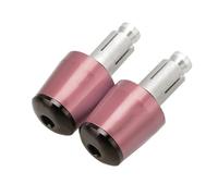 Embout De Poignée De Guidon De Moto 7/8'' Bouchon Contrepoids Guidon Pour CBR954RR CBR954 RR 2002-2004 2005 CBR 954 RR Extrémités poignées guidon(Rose noir)