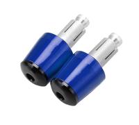 Embout De Poignée De Guidon De Moto 7/8'' Bouchon Contrepoids Guidon Pour CBR954RR CBR954 RR 2002-2004 2005 CBR 954 RR Extrémités poignées guidon(Blue Black)