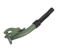 Embout de pompe à essence en acier avec joint en caoutchouc anti-fuite | Buse flexible, arrosage précis, espaces étroits, vert foncé, hauteur 200 mm