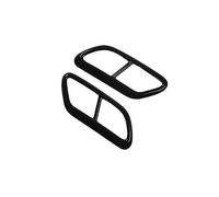 Embout de pot d'échappement Embout De Silencieux D'échappement En Acier Inoxydable Pour Volvo V90 2016-2019, Couvercle Décoratif Et Autocollants(2)