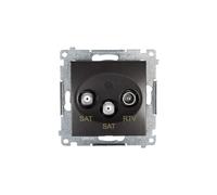 Embout de prise d'antenne SAT/SAT/RTV Simon 54 DASK2.01/48