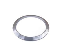 Embout de protection à trois colliers avec trou central, 19 à 102 mm, raccord de tuyau à disque borgne à ouverture rapide en acier inoxydable(Bianco,38mm ferrule 50.5)